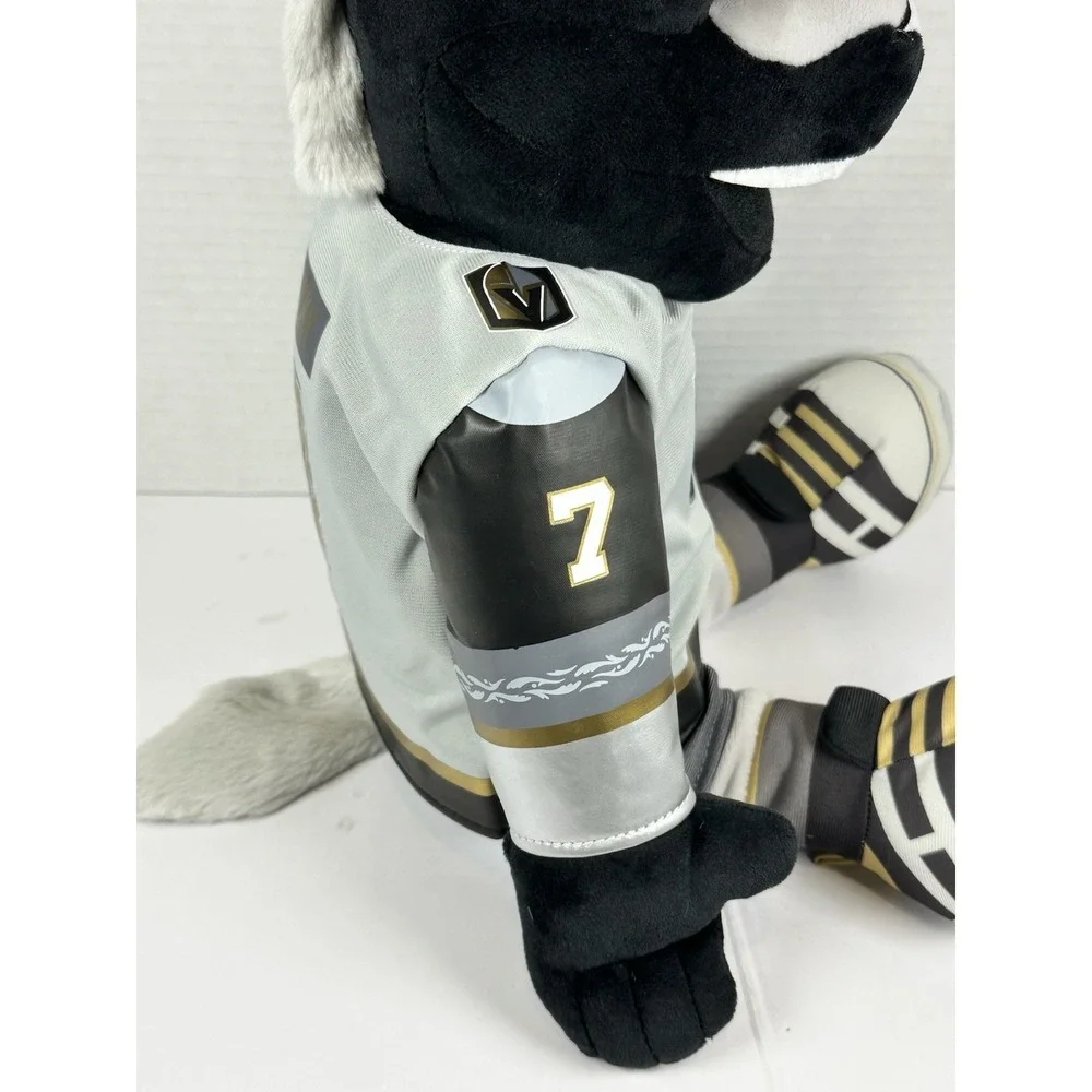 Henderson Silver Knights Lucky Mascot Plush Vegas Knights Hockey 10 Inch